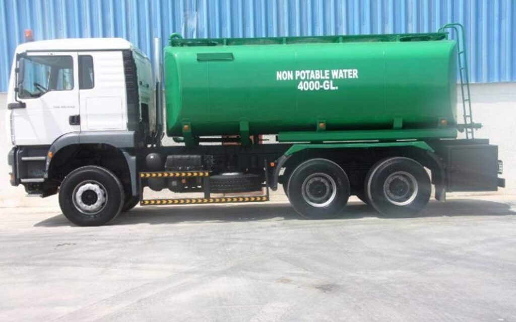 Salt water tanker supply